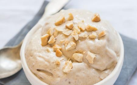Lody chałwowe z domową pastą tahini